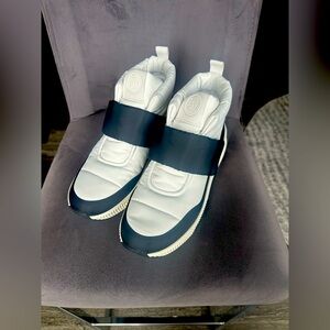 Nine West White & Black Winter Boots | Padded Slip-On Snow Boots